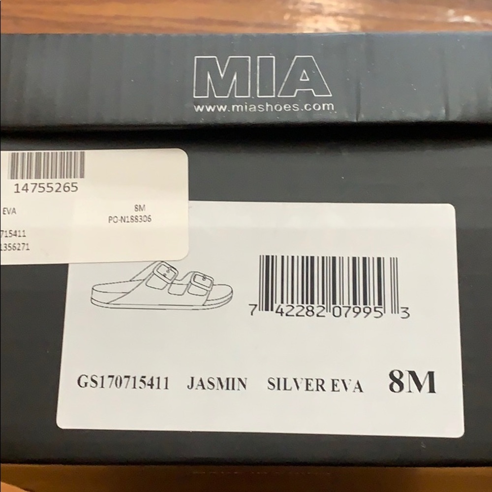 MIA Slide On Sandal Sliver - Picture 7 of 7